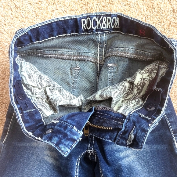 ♥️EUC♥️ ROCK & ROLL GIRLS JEANS - Picture 2 of 10